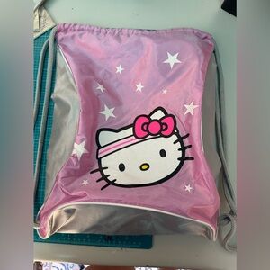 Hello kitty pink gym bag